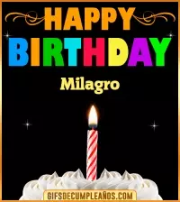 GIF GiF Happy Birthday Milagro